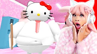 ESCAPE MR HELLO KITTYS SCHOOL Roblox [upl. by Hoashis266]