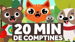 20 Minutes de Comptines pour les Enfants  PromenonsNous Dans Les Bois  Le Monde des Zibous [upl. by Uehttam]