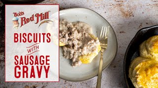 Gluten Free Biscuits and Gravy Southern Style [upl. by Anek940]