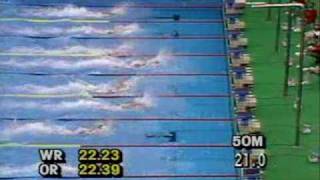 Matt Biondi  50m freestyle  Olympics Seoul 1988 [upl. by Nwahsuq]