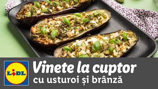 Vinete la cuptor cu usturoi si branza • reteta Bucataria Lidl [upl. by Aicercul281]