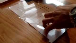 Self Adhesive Laminating Sheet Tutorial [upl. by Nisotawulo907]