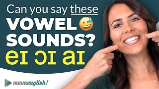 Pronunciation Practice 👄 Difficult Vowel Sounds DIPHTHONGS [upl. by Brunell647]