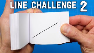 Flipbook LINE Challenge 2  What can I do with just a line [upl. by Irish990]