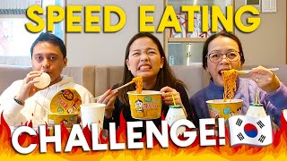 SPEED EATING CHALLENGE  Haidee and Hazel [upl. by Econah]