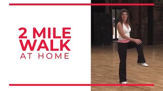 2 Mile Walk  At Home Workouts [upl. by Maupin]