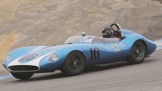 19551961 Sports Racing Over 2000CC Cars  2017 Rolex Monterey Motorsport Reunion [upl. by Ahsiema73]