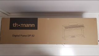 Thomann Epiano DP32 unboxing Aufbau [upl. by Labannah]