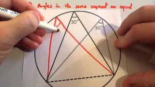 Circle Theorems  Corbettmaths [upl. by Evvy515]