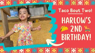 Harlow’s 2nd Birthday Fiesta 🪅 🌮 [upl. by Aynod]