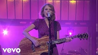 Taylor Swift  Back To December Live on Letterman [upl. by Adnovay92]