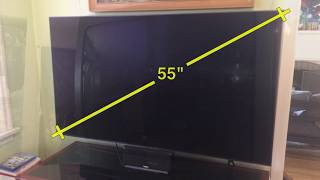 How to Measure Your TVs Screen Size [upl. by Ahsyekal]