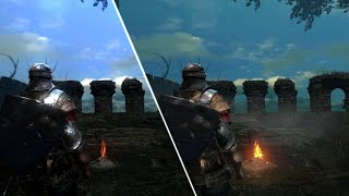 Dark Souls Graphics Comparison Remaster 2018 vs Original 2011 [upl. by Bittner]