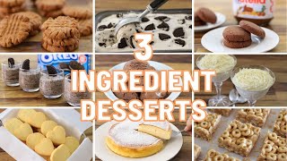 11 Easy 3Ingredient Desserts [upl. by Lisha]