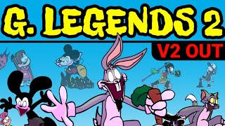 Friday Night Funkin New VS Glitched Legends V2 Bugs BunnyGravity FallsBen 10Tom  Pibby x FNF [upl. by Gallagher]