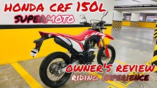 Honda CRF 150L Supermoto Motard Review VLOG14 Alfie Espartero [upl. by Aridni]