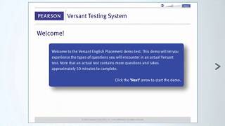 Versant English Placement Test  Product Tour [upl. by Therese]