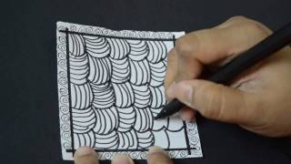 10 Simple Zentangle Patterns for Beginners [upl. by Sancha932]