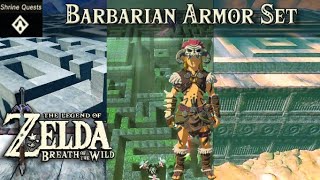 How To Get All 3 Pieces of the Barbarian Armor Set  The Legend of Zelda BOTW Tutorial [upl. by Inaliak825]