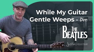 While My Guitar Gently Weeps Guitar Lesson  The Beatles  Love Version [upl. by Treble]