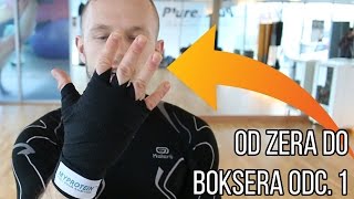 OD ZERA DO BOKSERA odc 1  wiązanie bandaży bokserskich [upl. by Eahsel30]