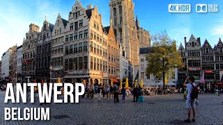 Antwerp Exploring City Centre  🇧🇪 Belgium 4K HDR Walking Tour [upl. by Yttig]