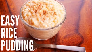 OVEN BAKED RICE PUDDING  delicious comfort food [upl. by Areit623]