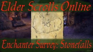 Enchanter Survey Stonefalls Elder Scrolls Online [upl. by Llirrehs759]