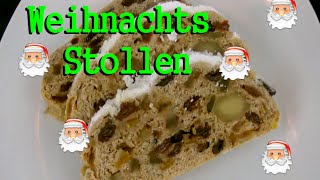 Weihnachtsstollen Christstollen Weihnachtsgebäck  Rezept [upl. by Airan]