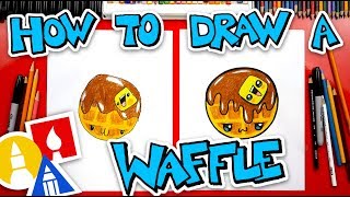 How To Draw A Funny Waffle  Challenge Time [upl. by Walkling]