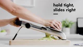 OXO SteeL Chefs Mandoline Slicer [upl. by Kanor]