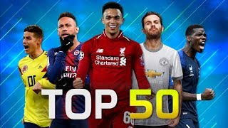 Top 50 Most Creative amp Smart Assists In Football [upl. by Enirrok248]