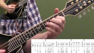 Redwing  Beginner Bluegrass Mandolin Lesson With Tab [upl. by Chubb239]