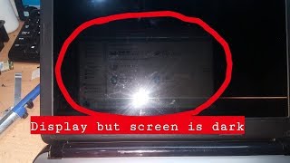 How To Fix Dark Screen Laptop  No Backlight [upl. by Corydon]