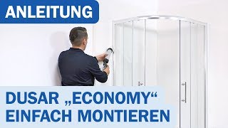 Dusar Economy Runddusche Komplettset [upl. by Bakerman]