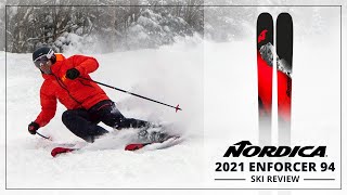 2021 Nordica Enforcer 94 Ski Review [upl. by Kassab462]