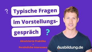 7 typische Fragen im Vorstellungsgespräch ❓ [upl. by Edward]