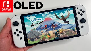 Pokémon Legends Arceus OLED Nintendo Switch Gameplay [upl. by Eidualc]