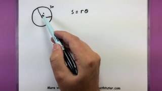 Trigonometry  Find the area for a sector of a circle [upl. by Alwitt]