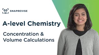 Concentration amp Volume Calculations  Alevel Chemistry  OCR AQA Edexcel [upl. by Yonah]