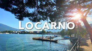 LOCARNO Switzerland  Lago Maggiore Ticino Lakeside Walk [upl. by Boothman177]