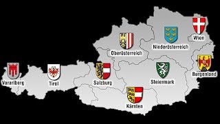 Lerne die Bundesländer Österreichs amp Hauptstädte CampC [upl. by Nytsirk731]