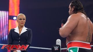 Rusev tries to patch things up with Lana Raw May 25 2015 [upl. by Margi739]