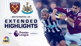 West Ham v Newcastle  PREMIER LEAGUE HIGHLIGHTS  452023  NBC Sports [upl. by Ehudd786]