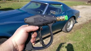 Pressure Washer Spray Gun Short Handle With 5 Nozzles [upl. by Tia]