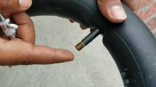 How to remove a Bicycle Tube Valve Stem Core DIY [upl. by Ahsurej]