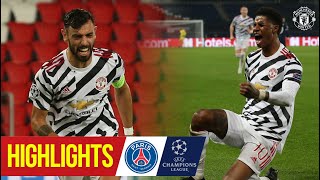 Highlights  Rashford wins it late in Paris again  PSG 12 Manchester United  Champions League [upl. by Bates]