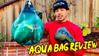 AQUA PUNCHING BAG HONEST REVIEW  DEMO 15quot 75 lb 🔥💧 [upl. by Bigod]