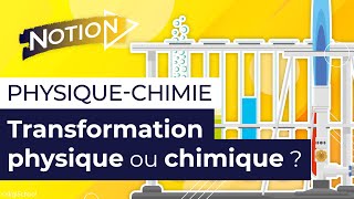 Transformation physique ou chimique  Physiquechimie 3e [upl. by Aitercal]