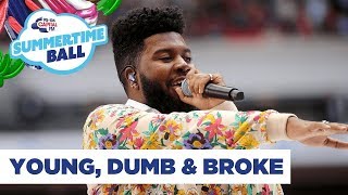 Khalid – ‘Young Dumb amp Broke’  Live at Capital’s Summertime Ball 2019 [upl. by Alecram34]